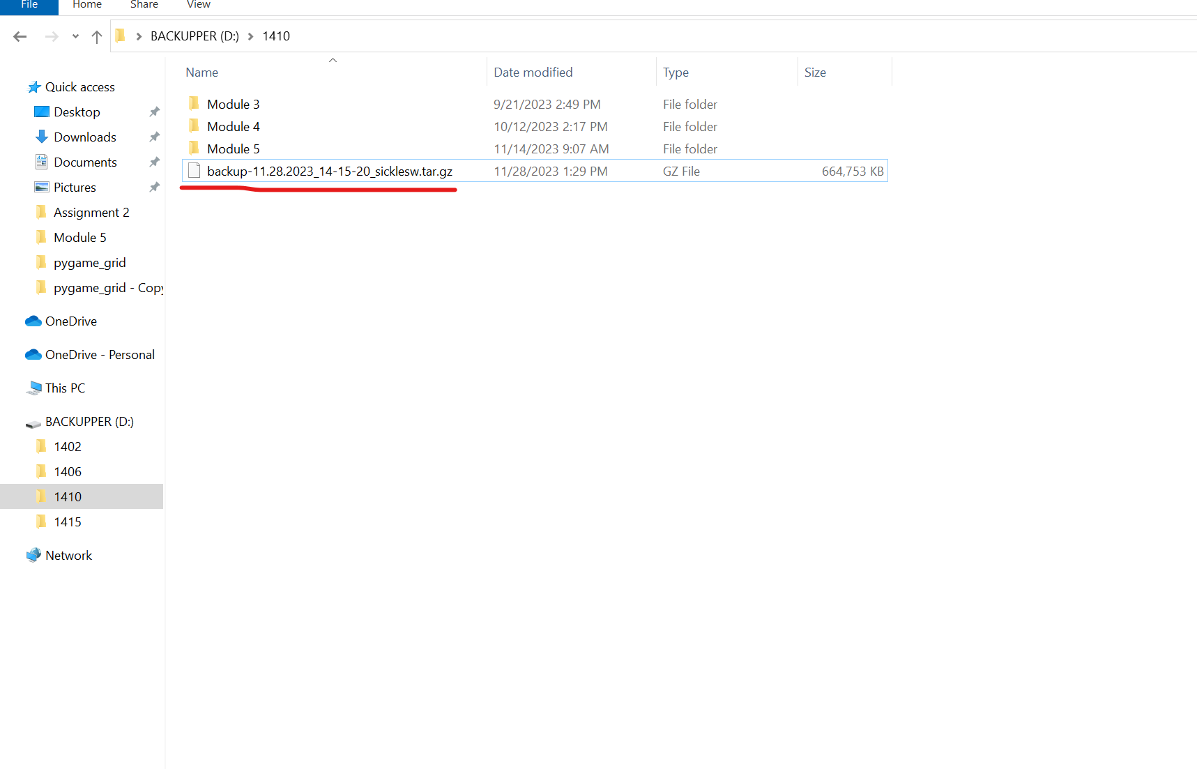 wpBackup WordPress backup file