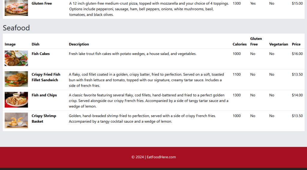 Screenshot of a web page