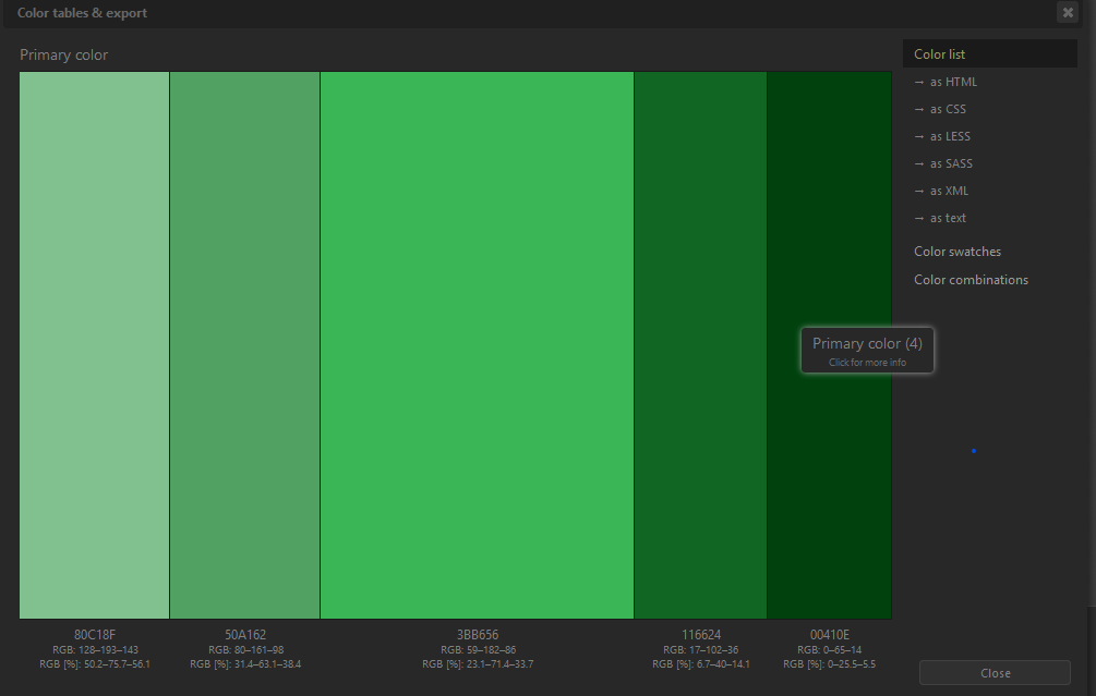 Color Palette