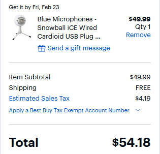 Best Buy checkout