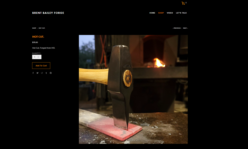 An e-commerce product page