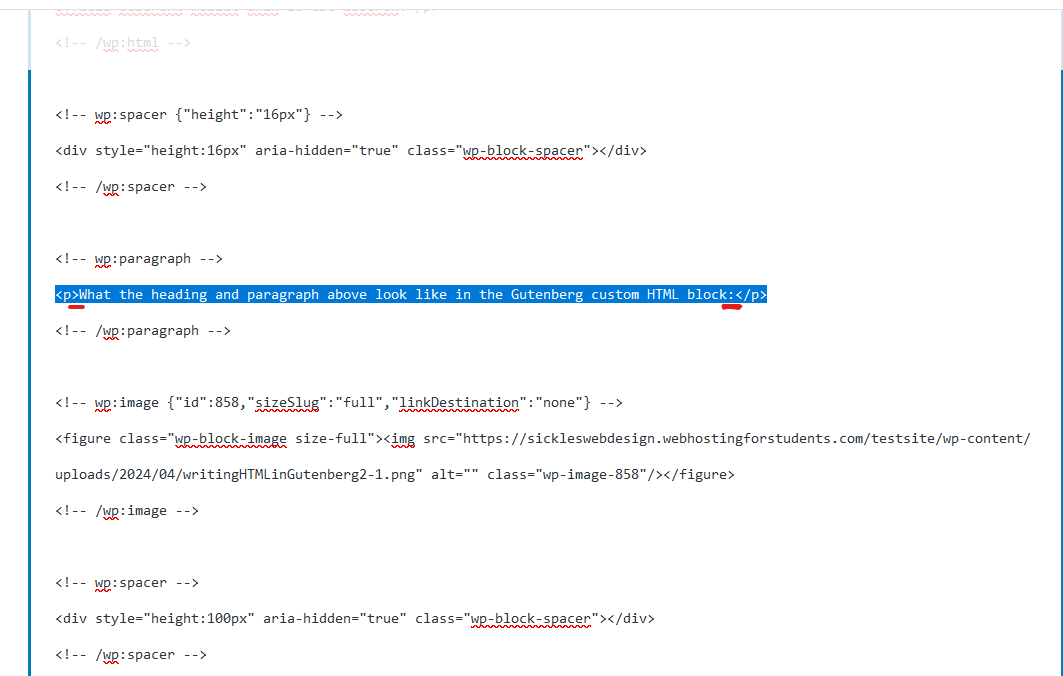 editing page html