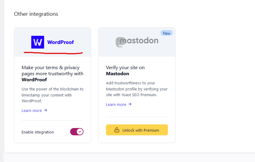 YoastSEO settings